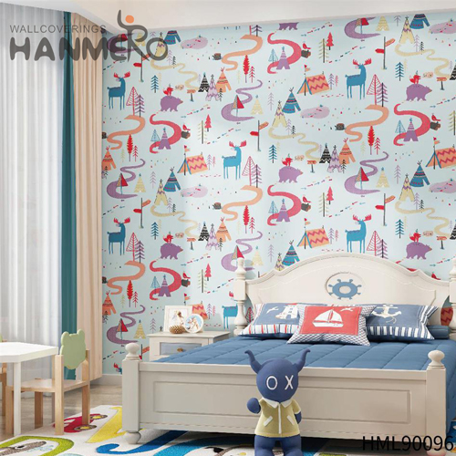 HANMERO room wallpaper Factory Sell Directly Geometric Embossing Modern Kitchen 0.53*10M Non-woven