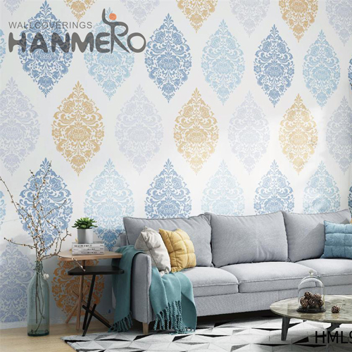 HANMERO Embossing Factory Sell Directly Geometric Non-woven Modern Kitchen 0.53*10M modern wallpaper online