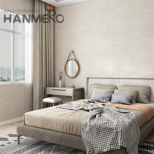 HANMERO Non-woven Embossing Geometric Factory Sell Directly Modern Kitchen 0.53*10M wallpaper for house price