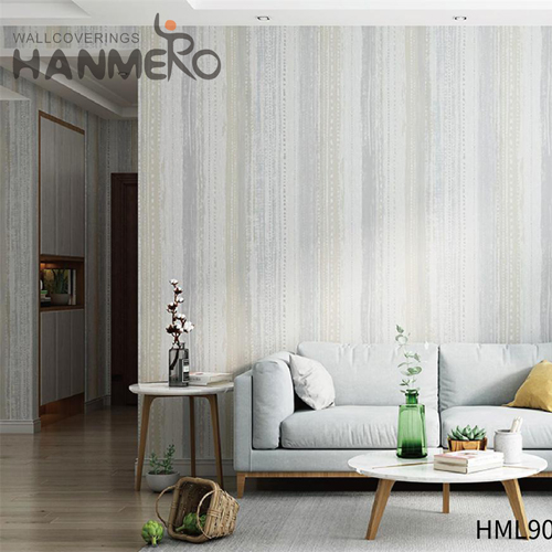 HANMERO Factory Sell Directly 0.53*10M online wallpaper shop Embossing Modern Kitchen Non-woven Geometric