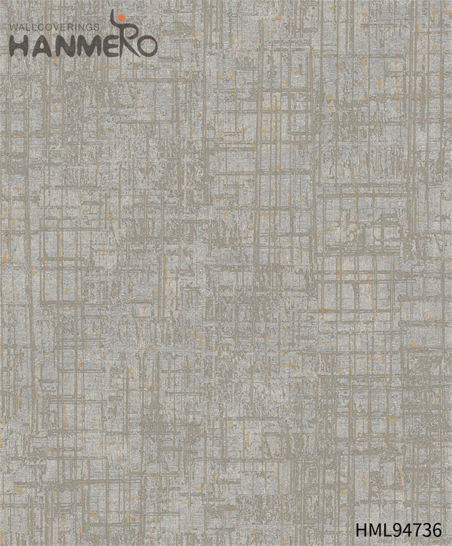HANMERO Affordable PVC 0.53*10M decorative wall paper Modern Living Room Landscape Embossing
