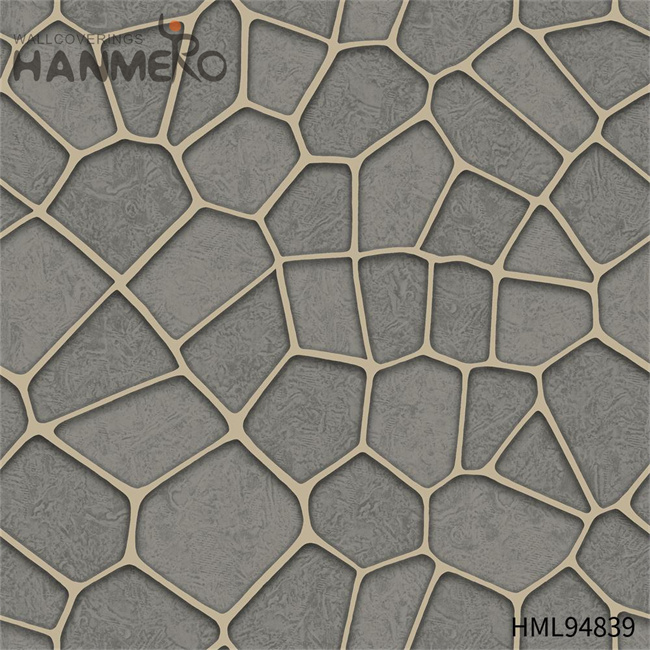 HANMERO Decor PVC Landscape Embossing 0.53*10M temporary wallpaper sale Modern Hallways