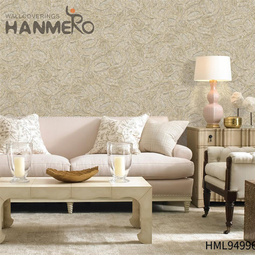 HANMERO PVC Removable wallpaper for the home Embossing Pastoral Exhibition 1.06*15.6M Landscape