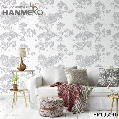 HANMERO PVC 1.06*15.6M Landscape Embossing Pastoral Exhibition Removable interior wallpapers for home