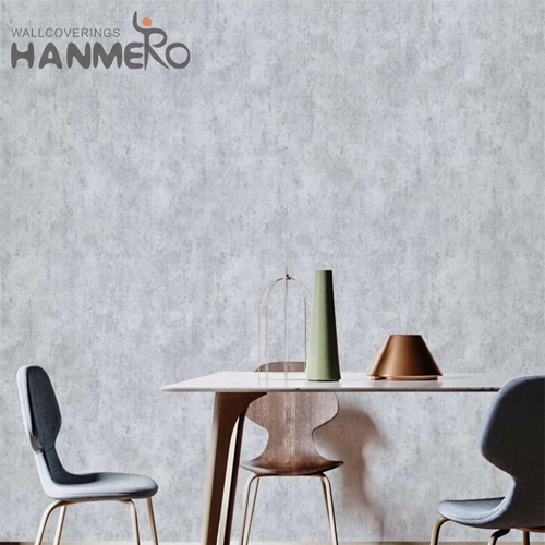HANMERO PVC Fancy Solid Color Embossing Modern Saloon buy wallpaper for home 0.53*10M