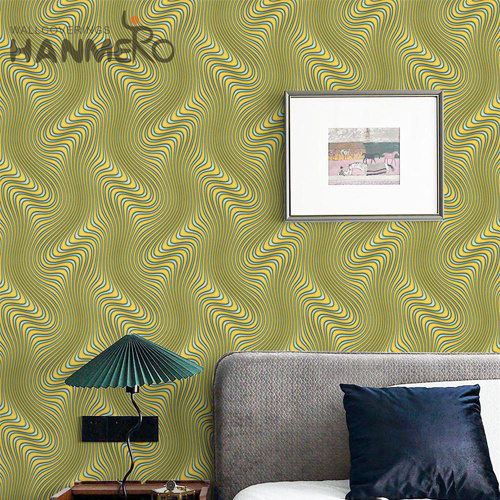 HANMERO PVC 3D Geometric wallpaper interior Modern Photo studio 0.53*9.2M Embossing