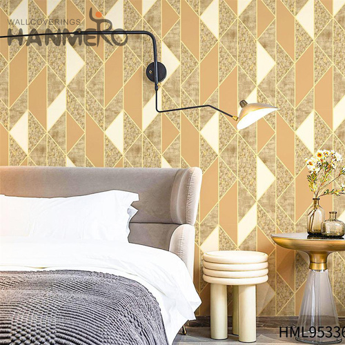 HANMERO PVC 3D Geometric Embossing home interior wallpaper Photo studio 0.53*9.2M Modern