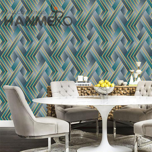 HANMERO PVC 3D Geometric Embossing Modern Photo studio purchase wallpaper 0.53*9.2M