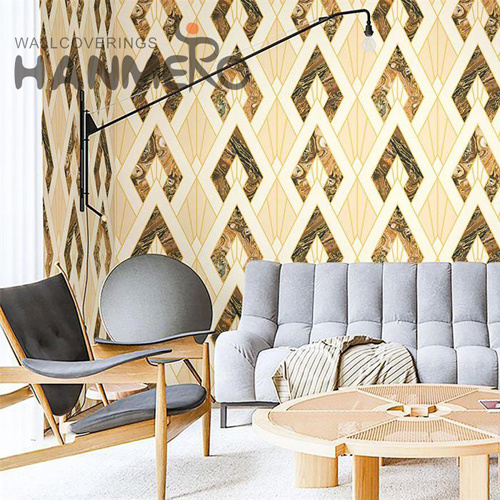 HANMERO Photo studio 3D Geometric Embossing Modern PVC 0.53*9.2M wallpaper for the wall