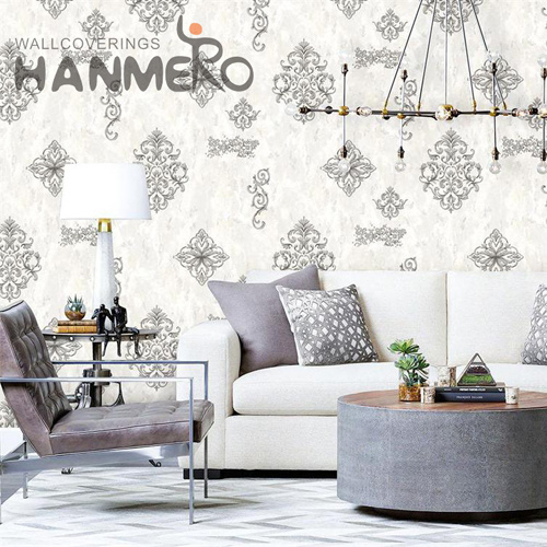 HANMERO Geometric 3D PVC Embossing Modern Photo studio 0.53*9.2M wall and deco wallpaper
