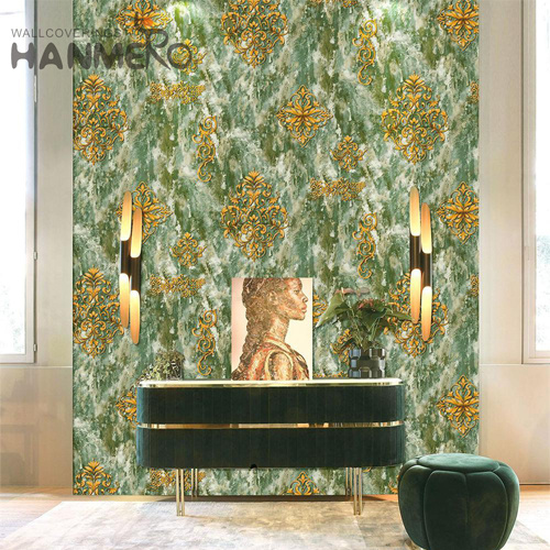HANMERO PVC Geometric 3D Embossing Modern Photo studio 0.53*9.2M interior wall wallpaper