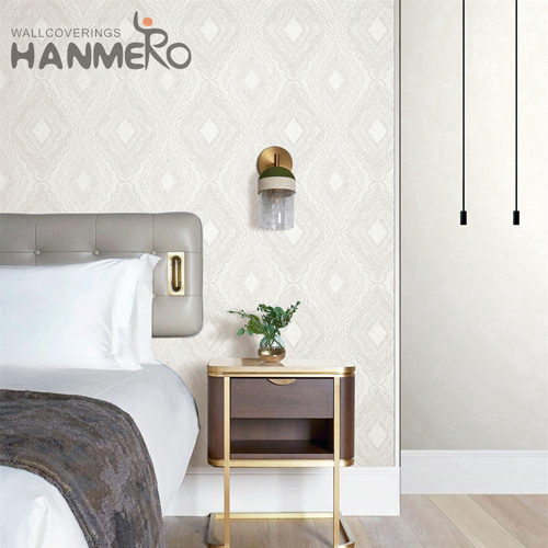 HANMERO PVC Strippable Geometric wallpaper wall coverings Modern Cinemas 1.06*15.6M Embossing