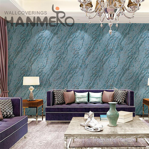 HANMERO PVC Strippable Geometric Embossing Modern unique designer wallpaper 1.06*15.6M Cinemas