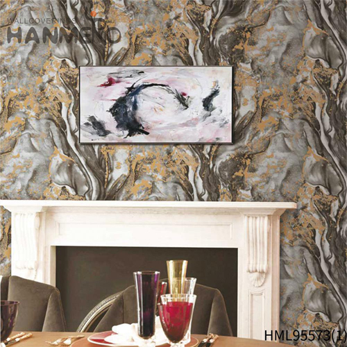 HANMERO PVC Nature Sense decorative wall paper Embossing Pastoral Lounge rooms 1.06*15.6M Landscape