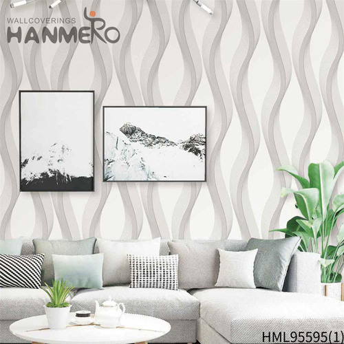HANMERO PVC Nature Sense Landscape Embossing Pastoral Lounge rooms home wallpaper samples 1.06*15.6M