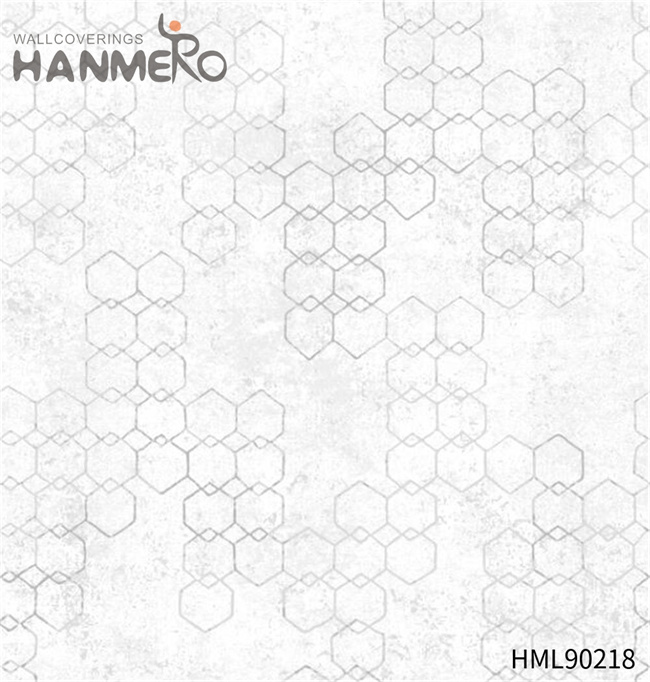 HANMERO Non-woven High Quality Geometric Bronzing European wallpaper collection 0.53*10M Restaurants
