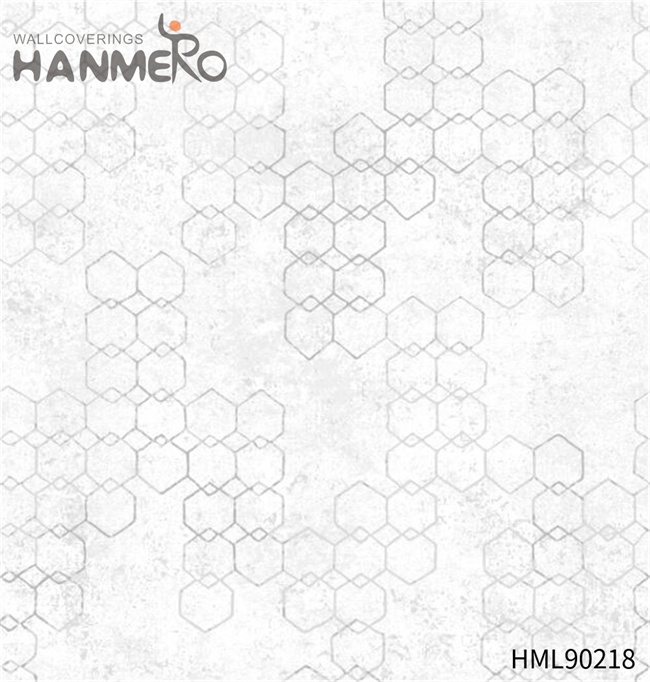 HANMERO Non-woven High Quality Geometric Bronzing European wallpaper collection 0.53*10M Restaurants