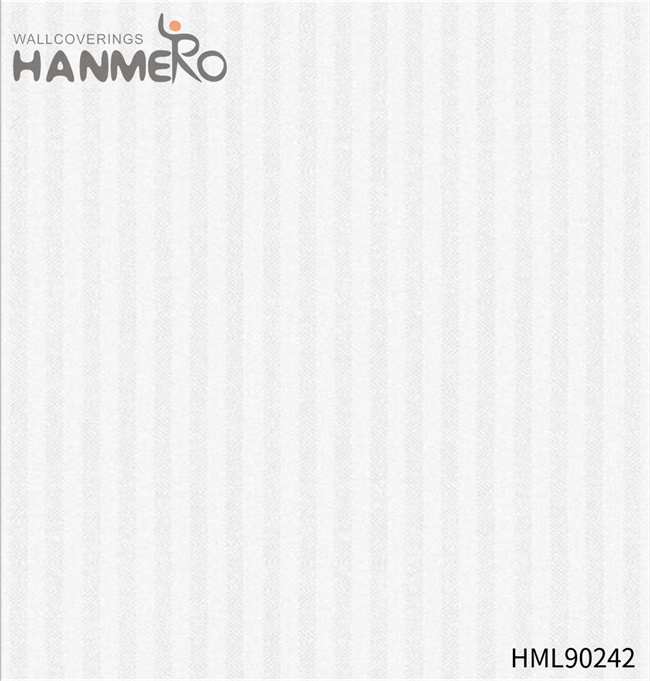 HANMERO High Quality 0.53*10M wallpaper to buy online Bronzing European Restaurants Non-woven Geometric
