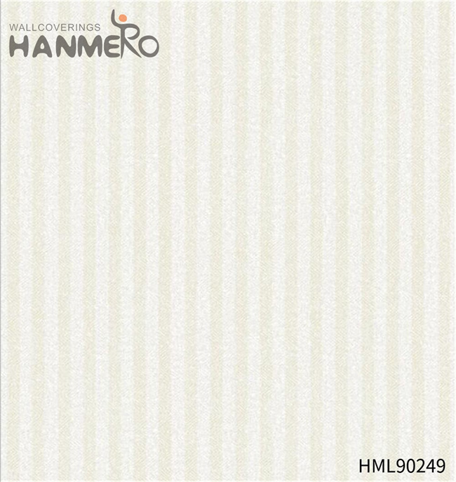 HANMERO High Quality Non-woven Restaurants 0.53*10M unique home wallpaper Geometric Bronzing European