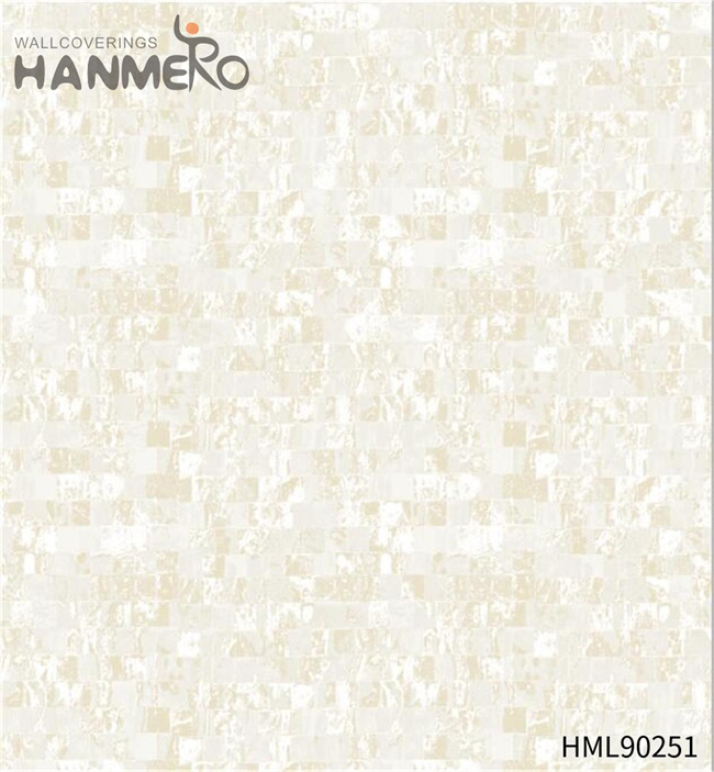 HANMERO High Quality Non-woven Geometric Bronzing Restaurants 0.53*10M where sells wallpaper European