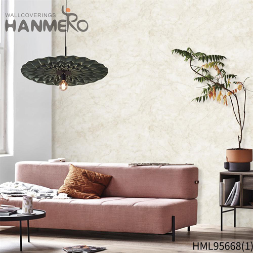 HANMERO PVC New Design 1.06*15.6M Embossing Classic Hallways Landscape black border wallpaper