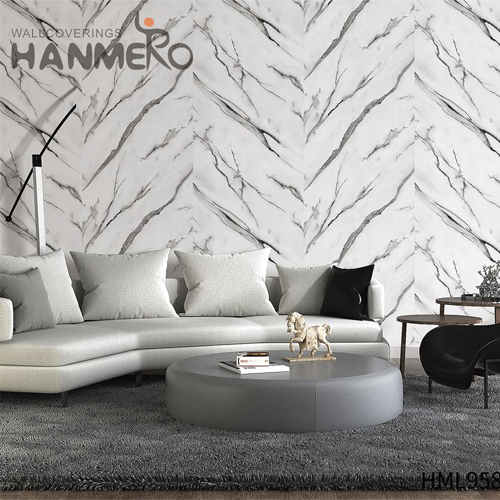 HANMERO PVC High Quality local wallpaper stores Embossing Modern Sofa background 1.06*15.6M Geometric
