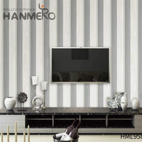 HANMERO PVC High Quality Geometric modern house wallpaper Modern Sofa background 1.06*15.6M Embossing