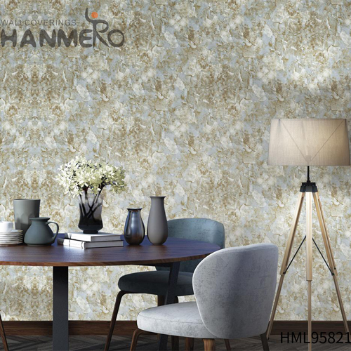 HANMERO PVC High Quality Geometric Embossing Modern temporary wallpaper border 1.06*15.6M Sofa background