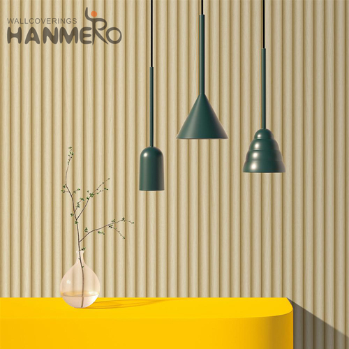 HANMERO 0.53*10M Manufacturer Geometric Embossing Modern Cinemas PVC wallpaper brands