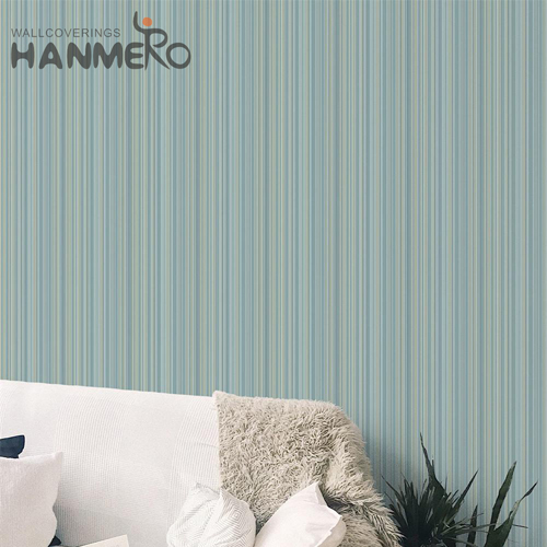 HANMERO PVC 0.53*10M Geometric Embossing Modern Cinemas Manufacturer black border wallpaper