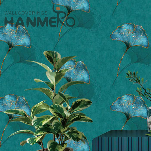 HANMERO PVC Standard Geometric Rotary Screen Foam Modern local wallpaper shops 0.53*10M Kids Room