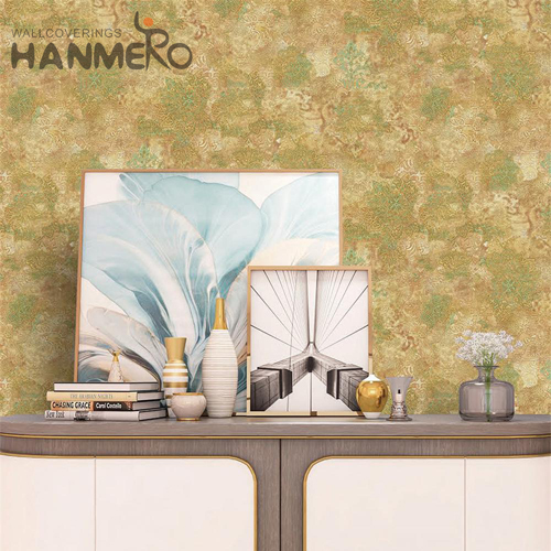 HANMERO PVC New Style Geometric Rotary Screen Foam Modern Kids Room white wallpaper for walls 0.53*10M