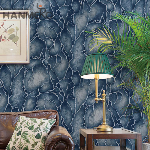 HANMERO PVC Hot Selling Geometric textured wallpaper online European Nightclub 0.53*10M Multifilament