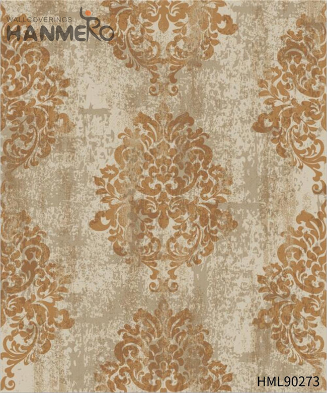 HANMERO Non-woven Flowers Wholesale Bronzing European Photo studio 0.53*10M wallpaper purchase