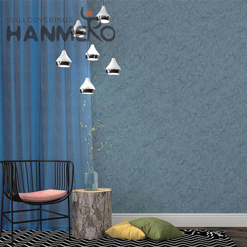 HANMERO PVC Nature Sense Geometric Wet Embossing Classic Home Wall wallpaper house and home 0.53*10M