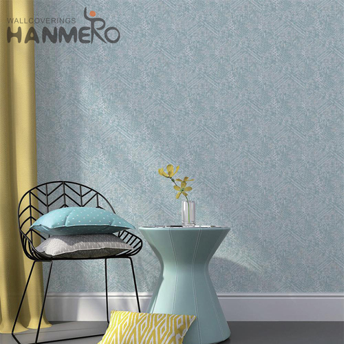 HANMERO 0.53*10M Nature Sense Geometric Wet Embossing Classic Home Wall PVC wallpaper in homes
