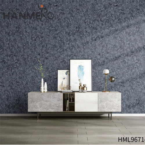 HANMERO PVC 0.53*10M Geometric Wet Embossing Classic Home Wall Nature Sense designer wallpaper coverings