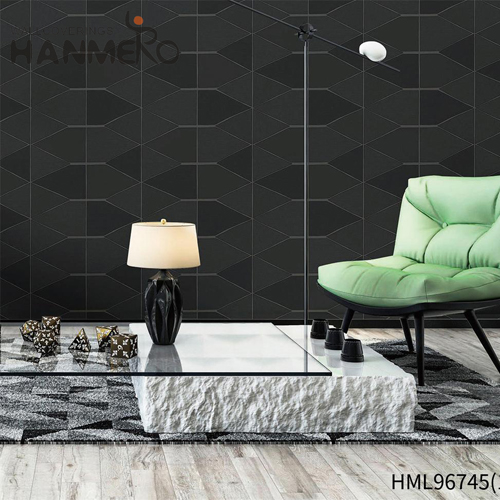 HANMERO PVC Seller Geometric Wet Embossing Pastoral Home 0.53*10M purple wallpaper