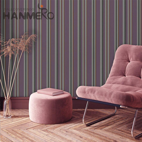 HANMERO PVC Seller Geometric 0.53*10M Pastoral Home Wet Embossing wallpaper of design