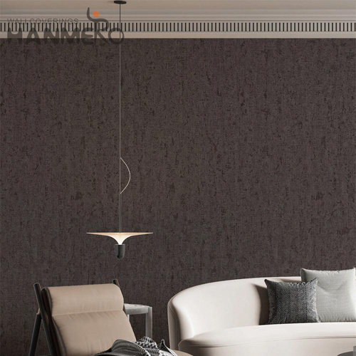 HANMERO wallpaper samples Hot Selling Geometric Wet Embossing Pastoral Hallways 0.53*10M PVC