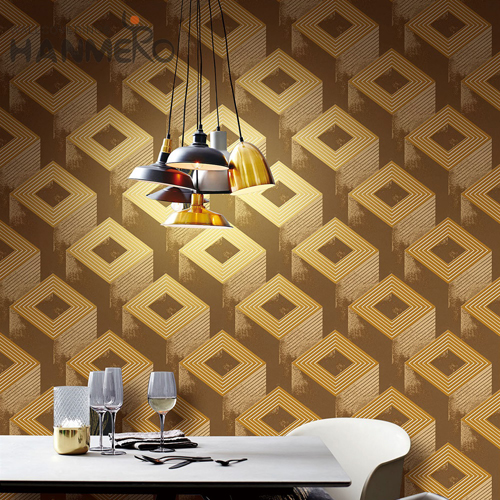 HANMERO wallpaper supplies Wholesale Geometric Multifilament Classic House 0.53*10M PVC