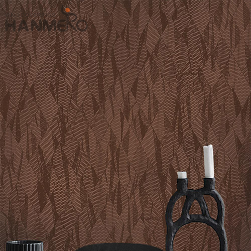 HANMERO PVC New Style wallpaper for bedroom walls Embossing Modern House 0.53*10M Geometric