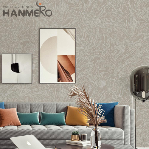 HANMERO PVC New Style Geometric room wallpaper design Modern House 0.53*10M Embossing