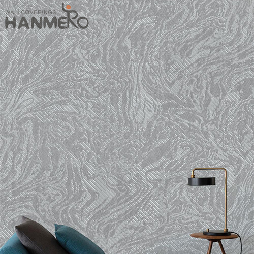 HANMERO PVC New Style Geometric Embossing cheap wallpaper shops House 0.53*10M Modern