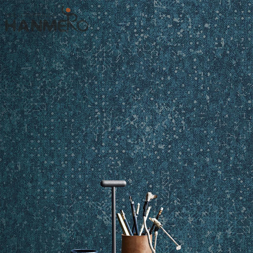 HANMERO PVC New Style Geometric Embossing Modern 0.53*10M House pattern wallpaper for home