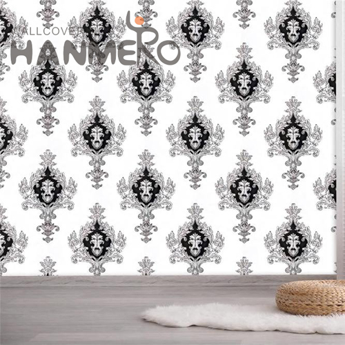 HANMERO 0.53*9.5M Wholesale Flowers Embossing European Nightclub PVC wallpaper in home decor