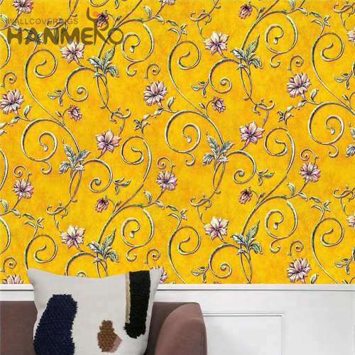 HANMERO PVC Wholesale Flowers Embossing Nightclub European 0.53*9.5M wallpaper unique designs