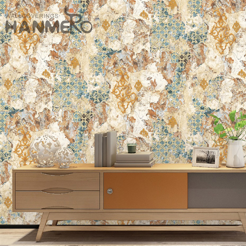 HANMERO PVC Simple Geometric home wallpaper borders European Exhibition 0.53*10M Embossing