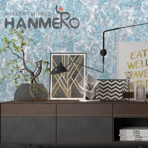 HANMERO 0.53*10M Simple Geometric Embossing European Exhibition PVC wall and deco wallpaper