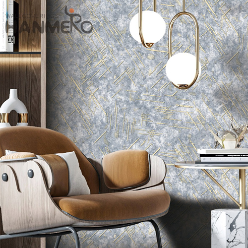 HANMERO PVC Factory Sell Directly Geometric Embossing wallpaper outlet online Kids Room 0.53*10M Classic